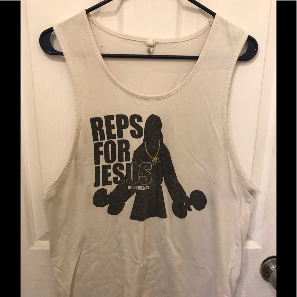 Bro Science Reps For Jesus men’s tank